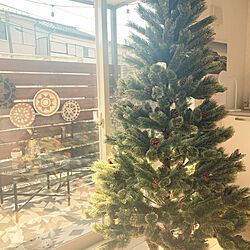 クリスマス/冬支度/ヌードツリー/クリスマスツリー180cm/リビングのインテリア実例 - 2021-11-20 13:06:50