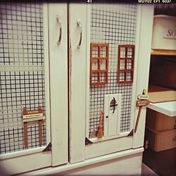 キッチン/セリア/食器棚リメイクのインテリア実例 - 2015-12-02 23:35:27