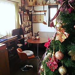 リビング/古道具/古家具のある空間/クリスマスツリーのインテリア実例 - 2018-12-11 07:37:12