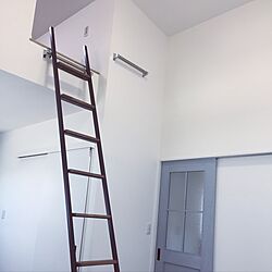 ベッド周り/LIXIL室内ドア/アイアン/アイアンはしご/ロフトの梯子...などのインテリア実例 - 2017-07-06 23:04:29