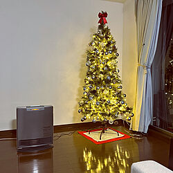 クリスマスツリー180cm/100均/ダイソー/ニトリ/リビングのインテリア実例 - 2022-11-21 23:23:13