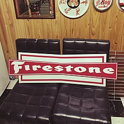 玄関/入り口/アルポリックボード/看板 DIY/Firestone sign/Westfield...などのインテリア実例 - 2016-03-10 19:39:20