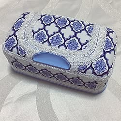 リビング/デコBOX/おしりふきという名のウエットティッシュ/ハンドメイド/ファブリックボックス...などのインテリア実例 - 2016-05-08 17:16:13