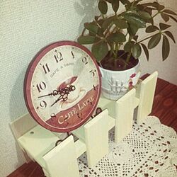 玄関/入り口/DIY/植物/時計のインテリア実例 - 2013-07-09 21:04:04