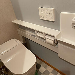 二階に手洗い器/カウンター付きトイレ/アラウーノs160/二階トイレ/バス/トイレのインテリア実例 - 2021-12-28 13:46:31