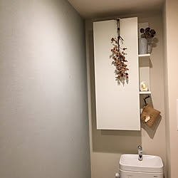 トイレの壁/トイレ/アクセントクロス/バス/トイレのインテリア実例 - 2020-05-22 14:16:36