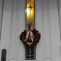 玄関/入り口/クリスマス/リースのインテリア実例 - 2020-11-27 15:55:23