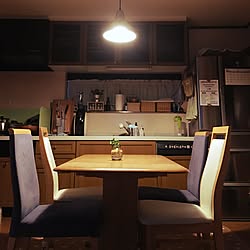 机/カフェカーテン手作り/IKEA/黒板シート/カフェ風...などのインテリア実例 - 2016-02-05 17:40:07