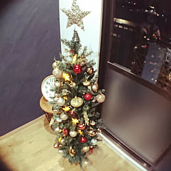 リビング/クリスマスツリー/クリスマスツリー150cm/マンションリノベーション/リノベーション...などのインテリア実例 - 2018-11-15 22:54:18
