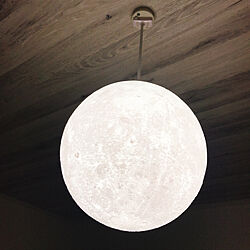 寝室/天井の壁紙/寝室の照明/月の照明/月...などのインテリア実例 - 2021-12-20 18:27:40