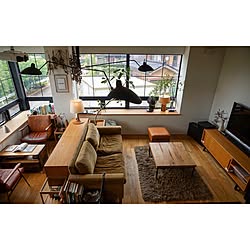 部屋全体/iron leg low table/truckfurniture/macランプ/T-OK1...などのインテリア実例 - 2017-05-28 16:41:21