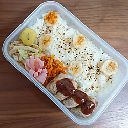 キッチン/お弁当/旦那の弁当/お弁当記録/インテリアじゃなくてごめんなさい...などのインテリア実例 - 2018-08-21 09:46:47