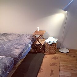 ベッド周り/こどもと暮らす。/コーナンラック/IKEA/キャンプ用品...などのインテリア実例 - 2017-03-02 14:06:02