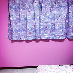 ベッド周り/ピンクの壁/寝室/キキララのインテリア実例 - 2016-07-24 21:43:54