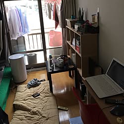 部屋全体/生活感丸出し/非おしゃれ/無印良品/多肉植物...などのインテリア実例 - 2015-06-20 12:34:37