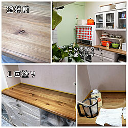 キッチン/DIY/木材/オイルフィニッシュ/ウチゲン...などのインテリア実例 - 2021-03-30 18:04:21