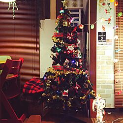 リビング/ガーランドライト/クリスマスツリー/クリスマス/スヌーピー...などのインテリア実例 - 2015-12-23 23:25:21