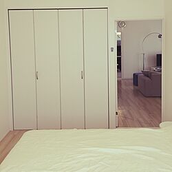 ベッド周り/賃貸マンション/インスタ→marikaoruhome/賃貸インテリア/二人暮らし...などのインテリア実例 - 2017-06-25 10:43:37