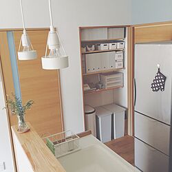 キッチン/無印良品/IKEA/シンプルヒューマン/ルイスポールセンのインテリア実例 - 2015-02-28 07:34:49