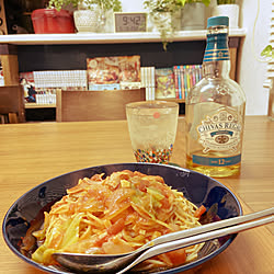 津軽びいどろ/パスタ/観葉植物/おうち時間/おうちごはん...などのインテリア実例 - 2022-05-13 22:13:30