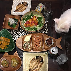 ベッド周り/晩御飯/保護猫/ちー君/猫との暮らし...などのインテリア実例 - 2018-12-17 21:20:10