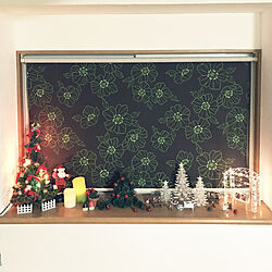 壁/天井/出窓ディスプレイ/クリスマス/いつもありがとうございます/クリスマスディスプレイ...などのインテリア実例 - 2017-12-19 06:32:01