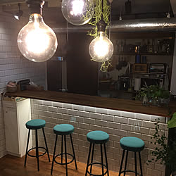 LED/明かり/IKEA/カウンター/Philips Hue...などのインテリア実例 - 2019-08-16 23:33:33