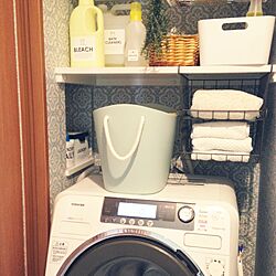 バス/トイレ/洗濯機/IKEA/洗濯機周りのインテリア実例 - 2016-05-07 10:30:57