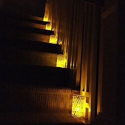 壁/天井/LEDキャンドル/階段/階段の照明/海外インテリア...などのインテリア実例 - 2017-07-14 18:31:11