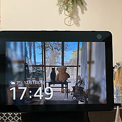 Amazon Echo show10/fukuさんちのくまごろう/fukuさんちのふくちゃん/アレクサのある暮らし/ベージュインテリア...などのインテリア実例 - 2022-12-01 20:03:54