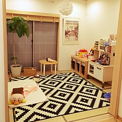 部屋全体/ウンベラータ/TRUCKポスター/IKEA/トロファスト...などのインテリア実例 - 2015-08-13 08:04:51