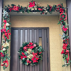 通風ドア/断熱ドア/YKK玄関ドア/COSTCO/holiday wreath...などのインテリア実例 - 2023-01-16 20:22:18