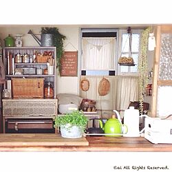 キッチン/リメイク電化製品/DIY/DIY棚/手作り編み戸...などのインテリア実例 - 2014-04-15 11:38:14