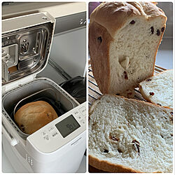 ホームベーカリーで食パン/キッチンアイテム/キッチンのインテリア実例 - 2022-04-11 12:15:48