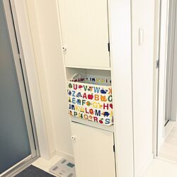 バス/トイレ/IKEAの棚/タオル収納/洗面所 棚のインテリア実例 - 2017-07-04 08:40:00