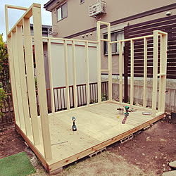 玄関/入り口/小屋DIY /庭　小屋DIYのインテリア実例 - 2022-05-15 21:17:32