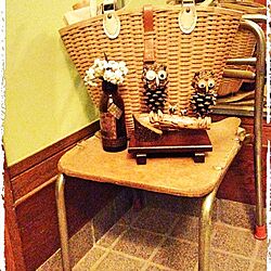玄関/入り口/ふくろう/椅子のインテリア実例 - 2013-11-16 23:36:30