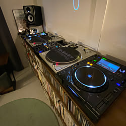 Technics ターンテーブル/DJブース/レコード棚/pioneer DJのインテリア実例 - 2020-12-22 15:34:12