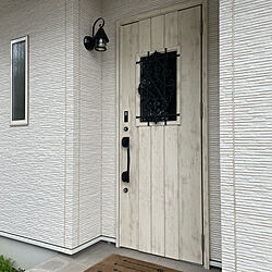 白いドア/わが家のドア/LIXILの玄関ドア/玄関/入り口のインテリア実例 - 2022-01-30 11:25:12
