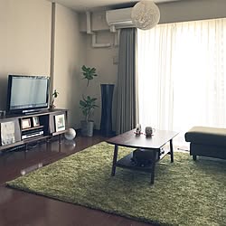 部屋全体/賃貸マンション/ナチュラル/カフェ風/北欧...などのインテリア実例 - 2017-05-05 17:33:28