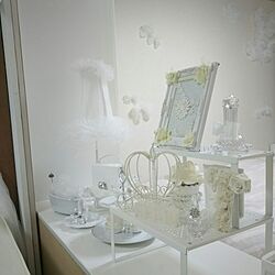 ホワイトインテリア/IKEA/ダイソー/Atelier.mちゃんの作品♡/フランフラン...などのインテリア実例 - 2017-04-29 21:29:02