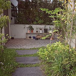 玄関/入り口/植物/観葉植物/DIY/庭のインテリア実例 - 2017-05-07 18:33:56