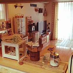 部屋全体/同じような写真ばかりで、ごめんなさい…/DIY/3COINS/ホーロー...などのインテリア実例 - 2016-04-07 09:28:47