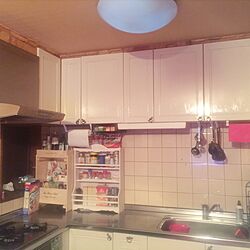 キッチン/DIY/塗装完了/セリア/100均のインテリア実例 - 2016-04-19 12:43:19