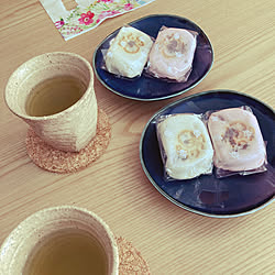 日本茶も好き/お茶タイム/友達からのお土産/おまんじゅう/みていただきありがとうございます❢...などのインテリア実例 - 2023-01-24 20:30:16