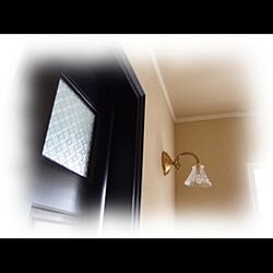 壁/天井/ウォールランプ/真鍮/２階トイレのインテリア実例 - 2016-05-14 17:22:25
