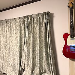 リビング/ギターを壁掛けに/エレキギター/ギターのある部屋/音楽部屋応援キャンペーン！のインテリア実例 - 2017-01-05 20:22:11