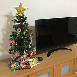 クリスマス気分/お菓子/クリスマスオーナメント/クリスマスツリー/リビングのインテリア実例 - 2020-12-01 11:16:43