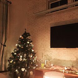 リビング/クリスマスツリー/フェイクグリーン/雑貨/IKEAのインテリア実例 - 2015-12-19 22:57:12
