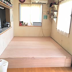 部屋全体/カラーボックス/DIY/小上がり/小上がりスペースのインテリア実例 - 2016-10-14 08:37:39